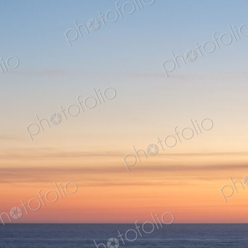Vast ocean and sky at dusk