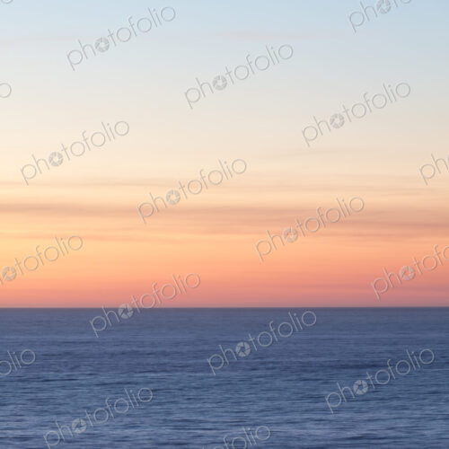 Vast ocean and sky at dusk