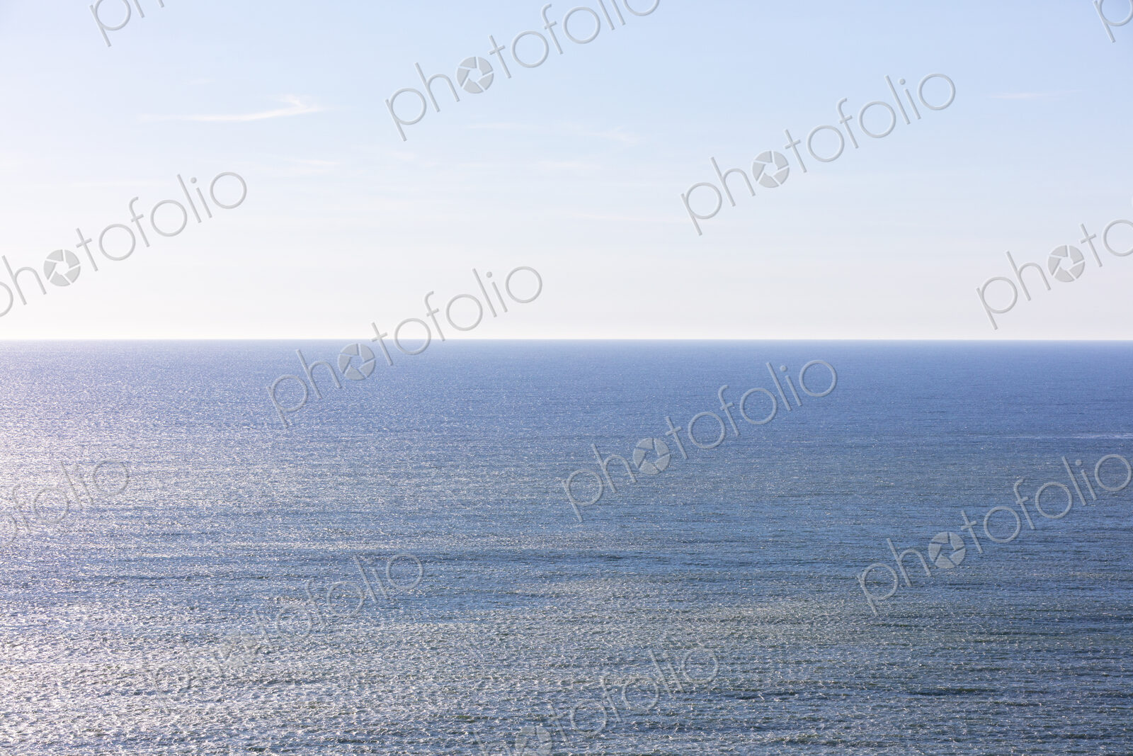 Vast ocean and sky at dusk