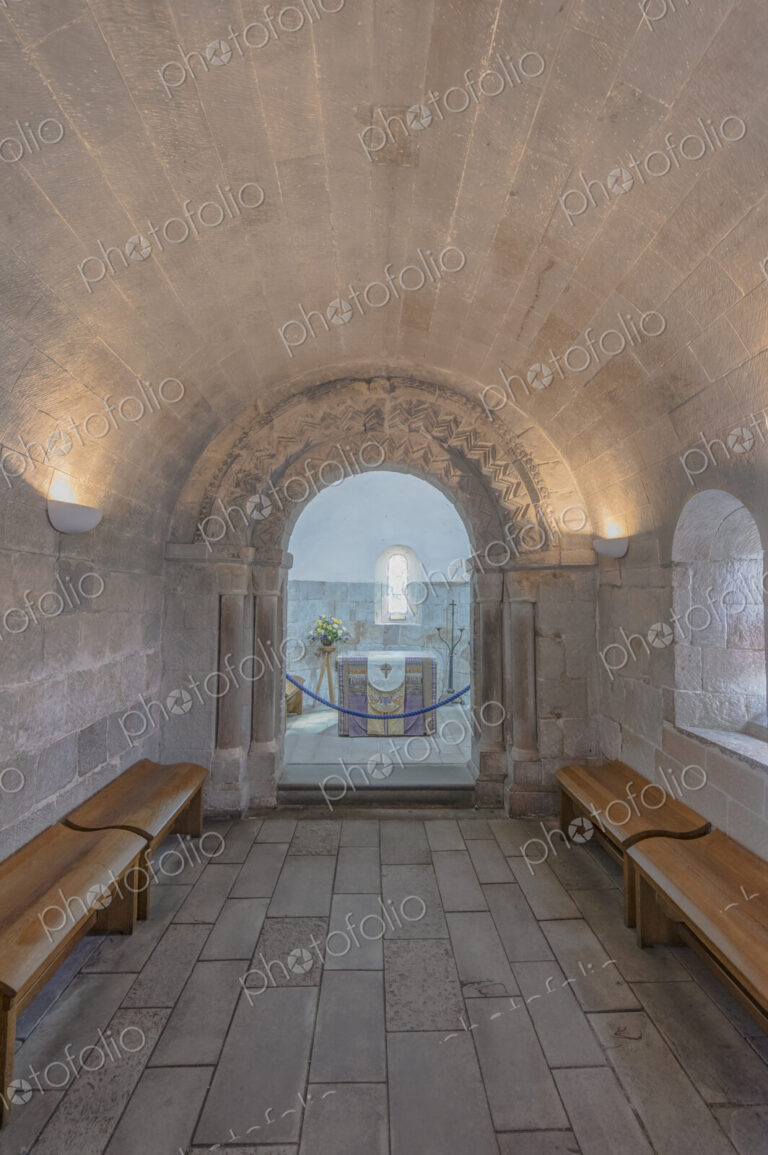 Vault in St Margaret's Chapel Edinburgh.