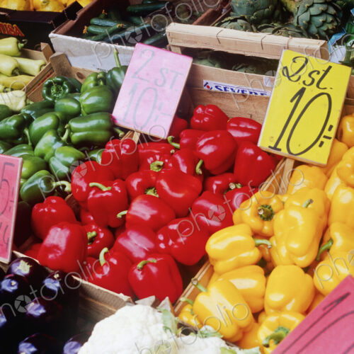 Vegetables at Market Stand Vegetables at Market Stand
