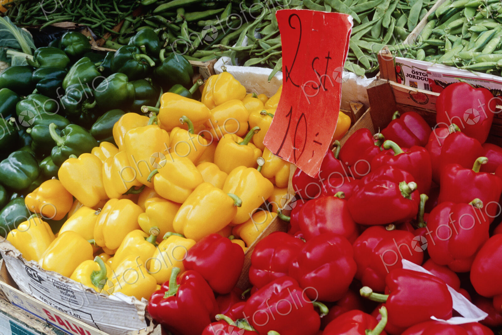 Vegetables at Market Stand