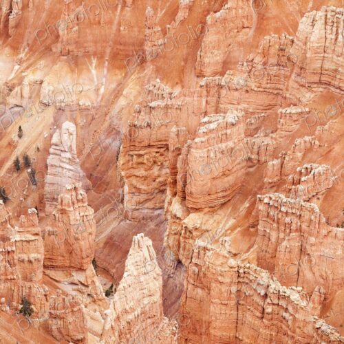 Vibrant red rock formations at Point Supreme, Cedar Breaks National Monument, showcase…