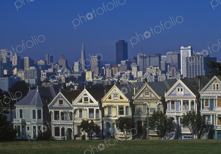 Victorian Row Houses in San Francisco