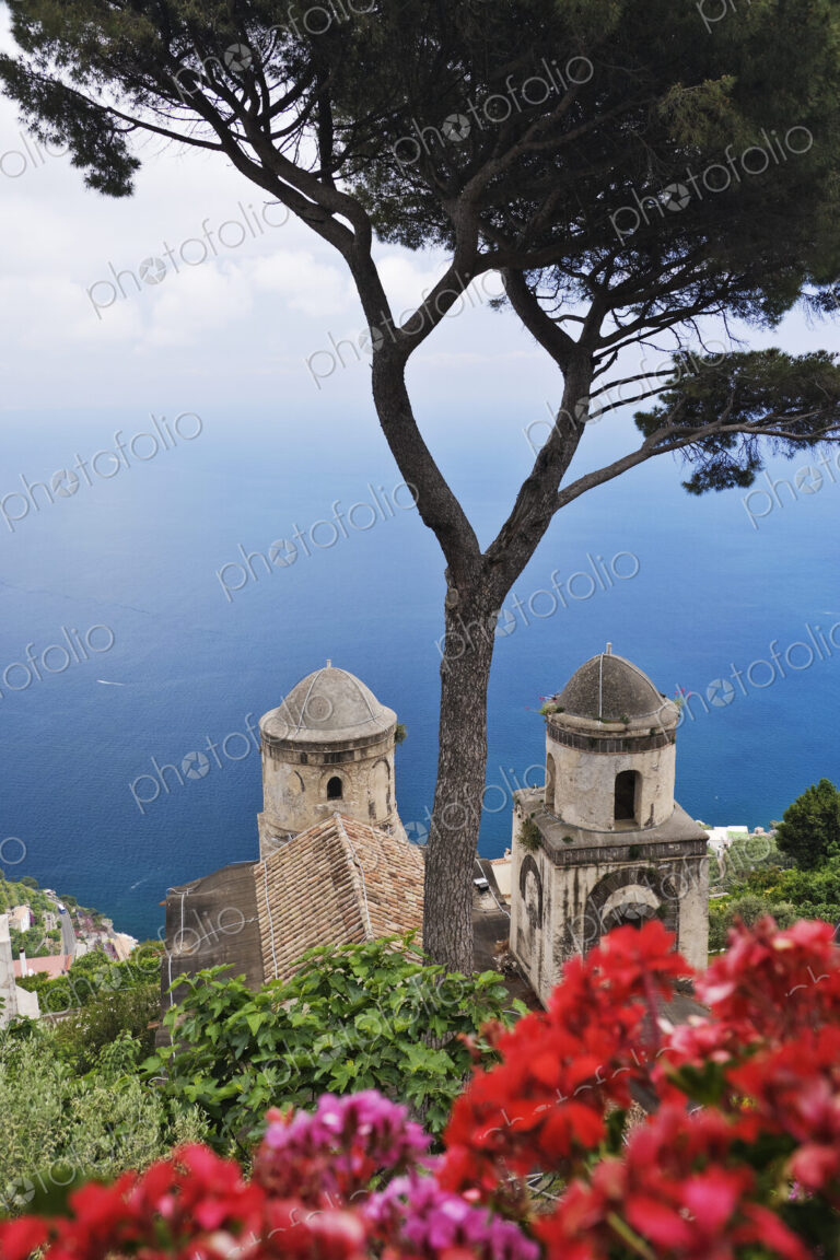 View From Villa Rufolo Gardens