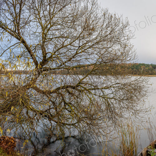 View across Lake Galve in Vilnius, Lithuania.