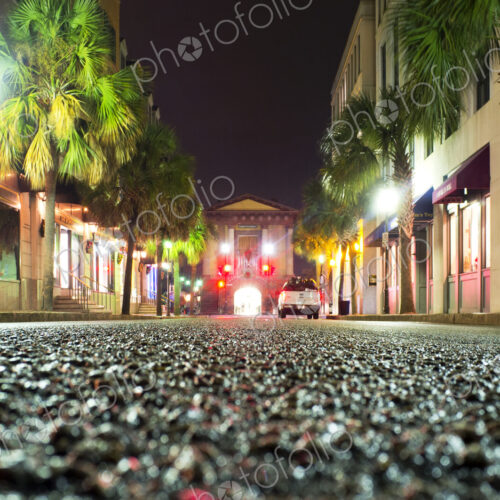 View along Market Street towards the Confederate Museum in Downtown Charleston, South… View along Market Street towards the Confederate Museum in Downtown Charleston, South…