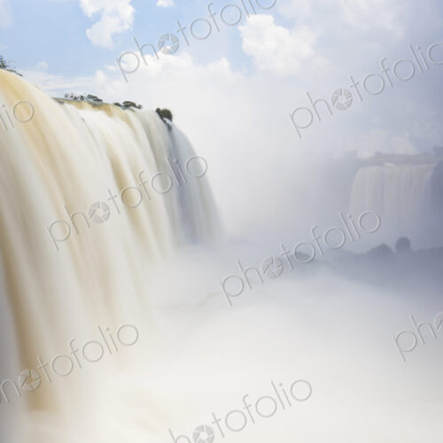 View along the Iguacu (Iguazu) Falls, Cataratta Foz do Iguacu, Parana, Iguazu National… View along the Iguacu (Iguazu) Falls, Cataratta Foz do Iguacu, Parana, Iguazu National…