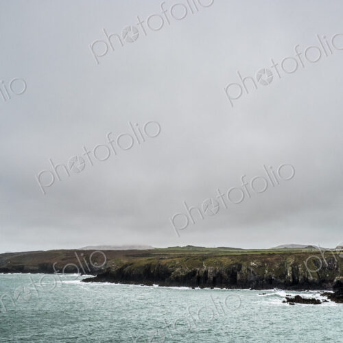 View along the coastline of Pembrokeshire National Park, Wales, UK.