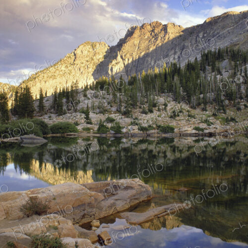 View from the Albion Basin valley floor, to the Wasatch Mountains, and the landscape… View from the Albion Basin valley floor, to the Wasatch Mountains, and the landscape…