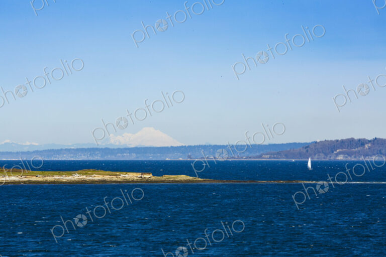 View of Mount Baker from Resoration Point on the Southeast corner of Bainbridge…