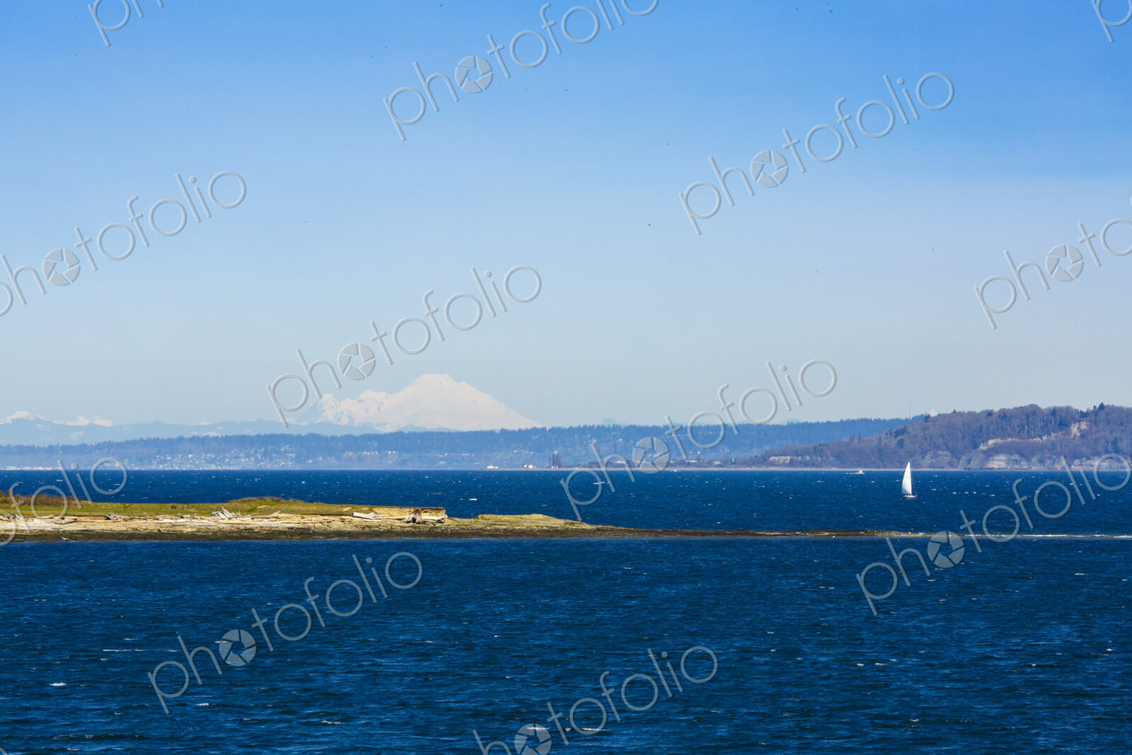 View of Mount Baker from Resoration Point on the Southeast corner of Bainbridge…