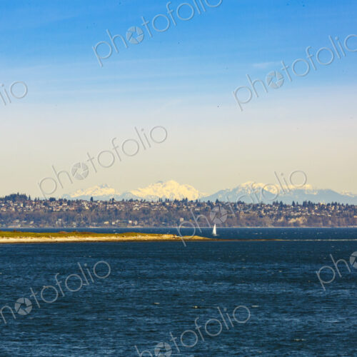 View of Mount Baker from Resoration Point on the Southeast corner of Bainbridge… View of Mount Baker from Resoration Point on the Southeast corner of Bainbridge…