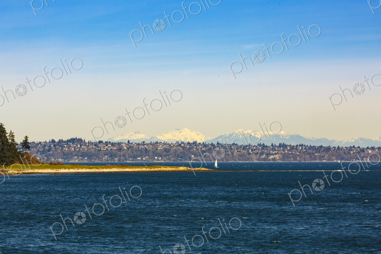View of Mount Baker from Resoration Point on the Southeast corner of Bainbridge…