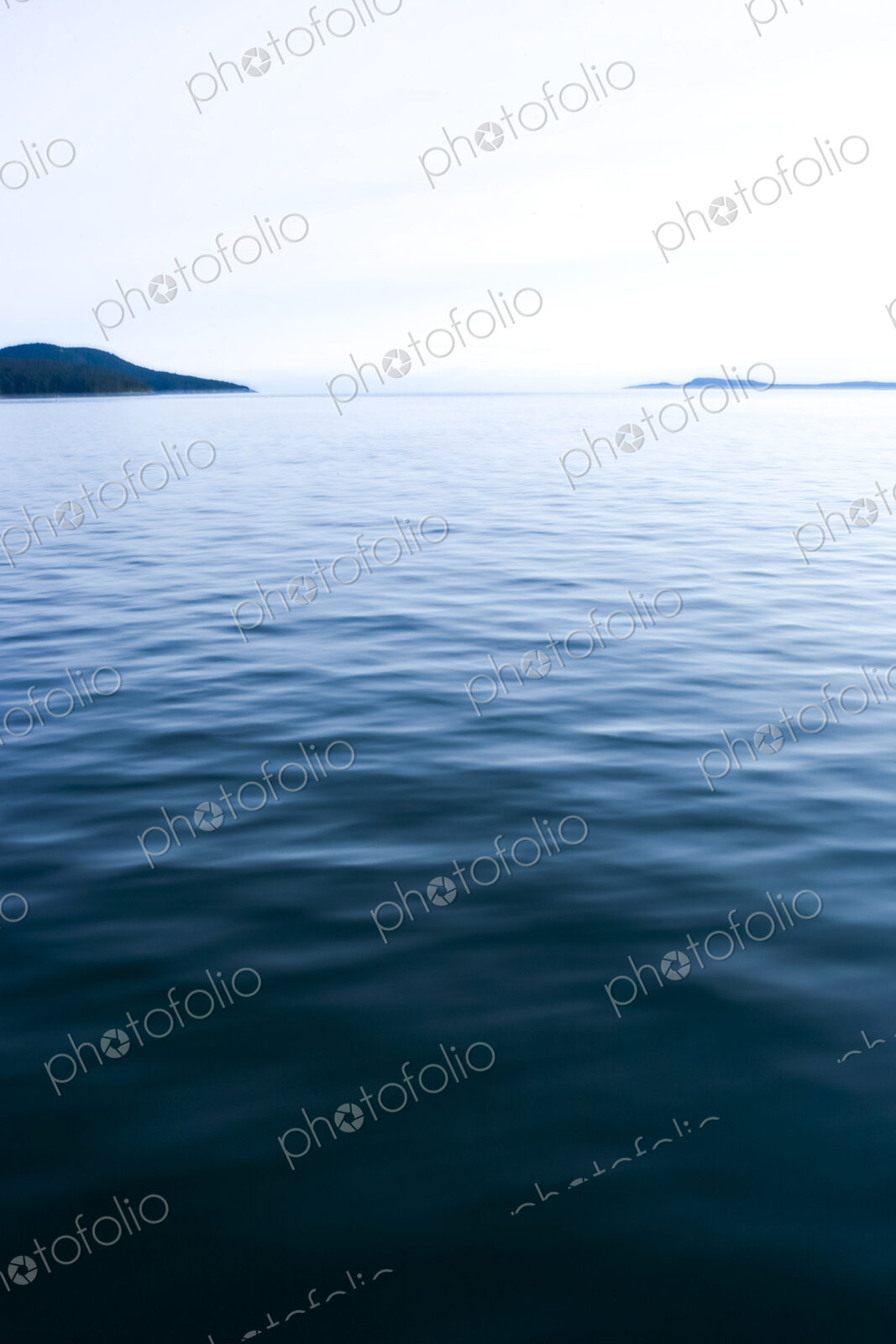 View of Puget Sound, San Juan Islands, WA USA
