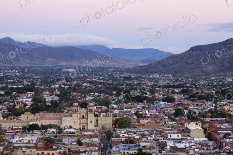 View of the City of Oaxaca
