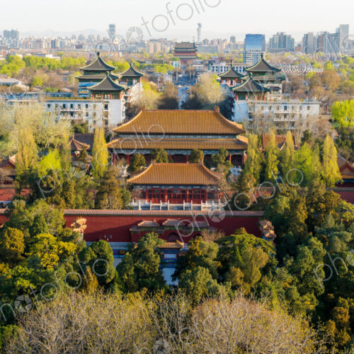 View over Forbidden City in Beijing, China View over Forbidden City in Beijing, China
