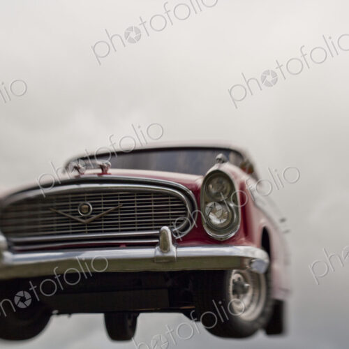 Vintage Car In The Sky