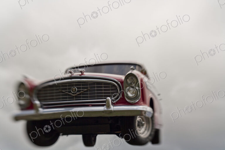 Vintage Car In The Sky