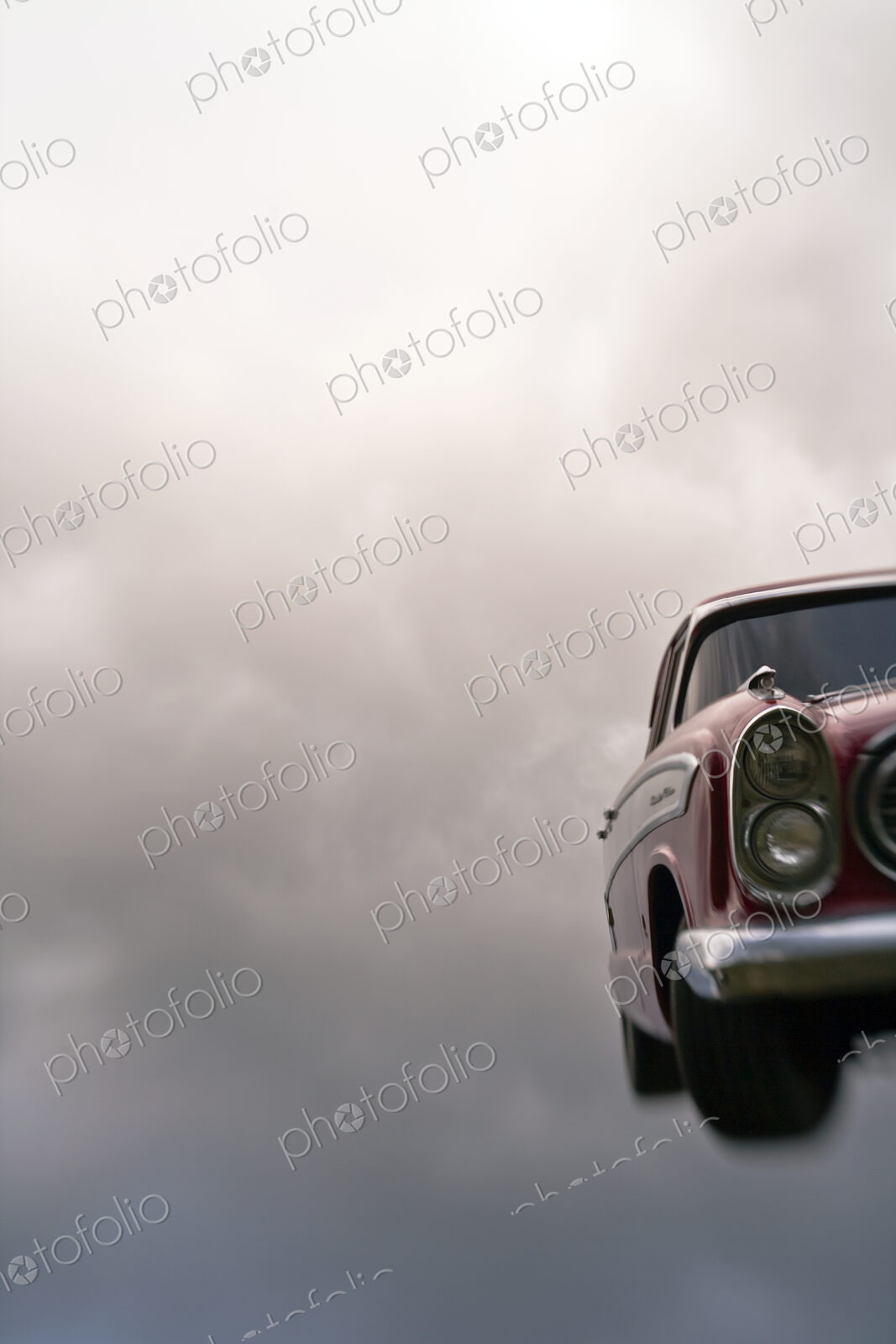 Vintage Car In The Sky