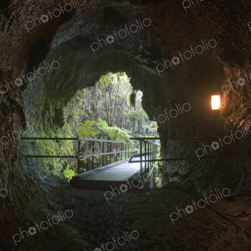 Volcanoes National Park, the N?huku Thurston Lava Tube, a long tubular cave formed… Volcanoes National Park, the N?huku Thurston Lava Tube, a long tubular cave formed…