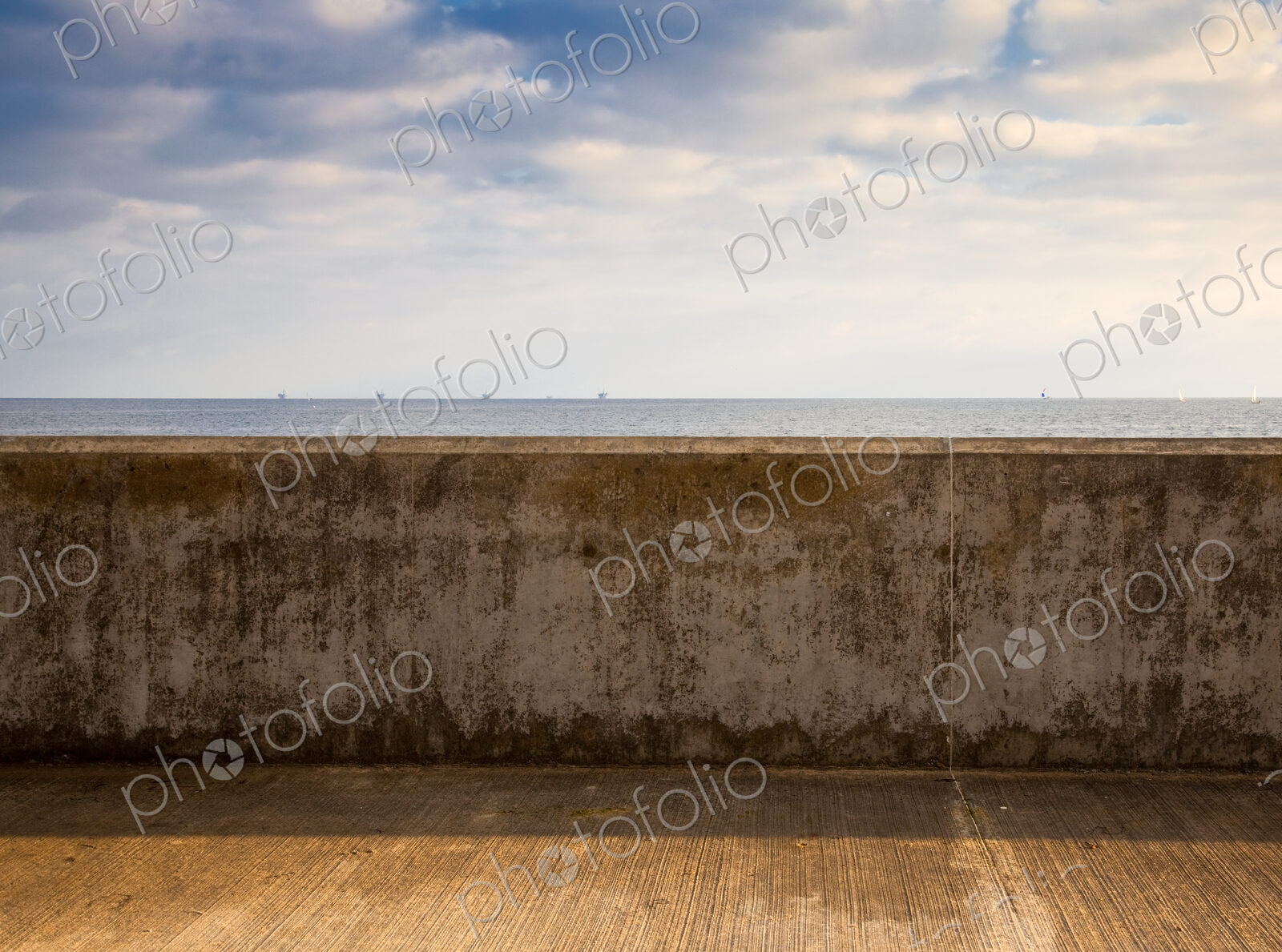 Wall Overlooking the Beach