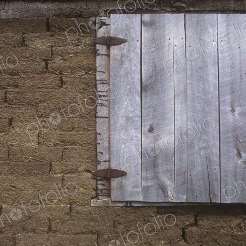 Wall of a Traditional Peat Building
