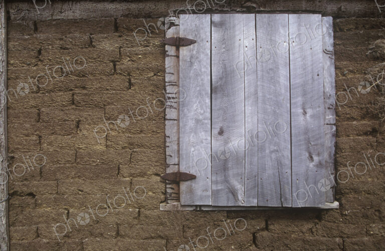 Wall of a Traditional Peat Building