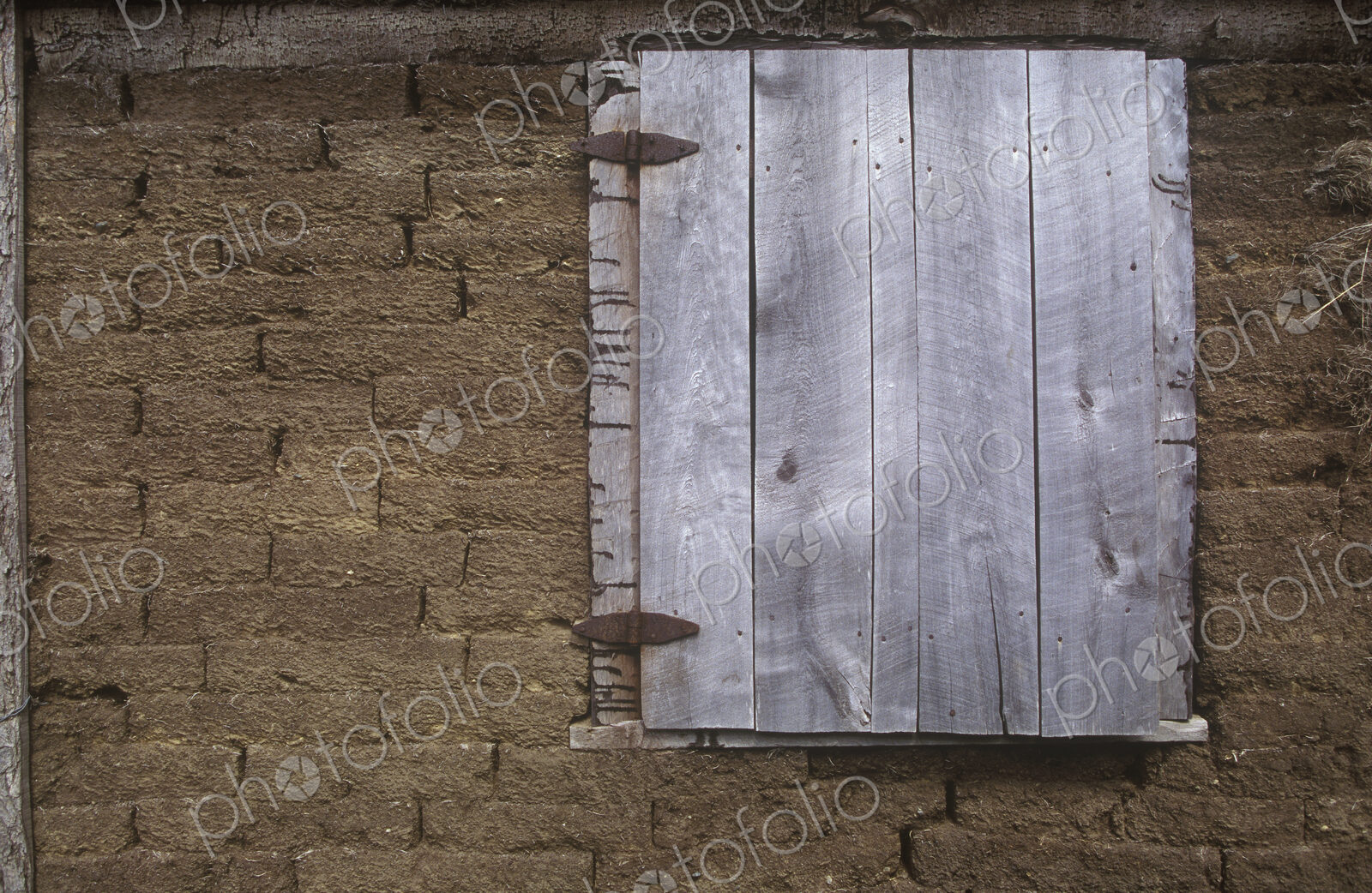 Wall of a Traditional Peat Building