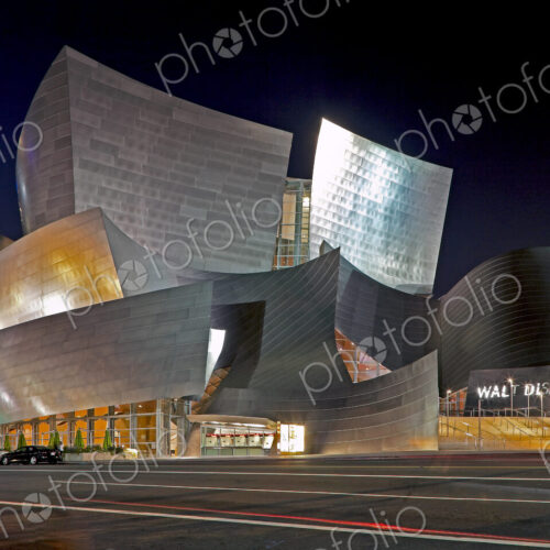 Walt Disney Concert Hall at Night Walt Disney Concert Hall at Night