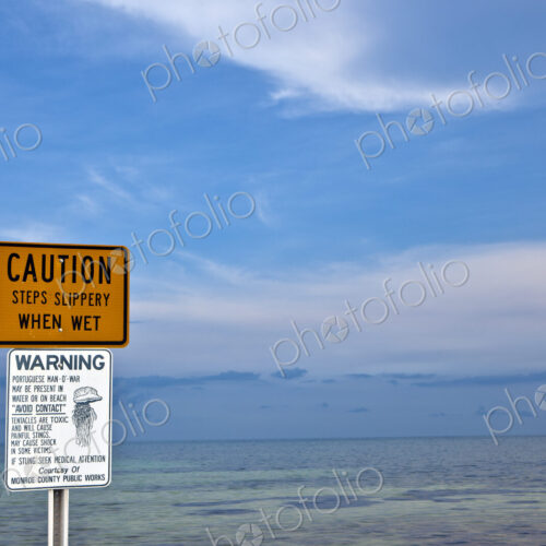 Warning Signs at the Beach Warning Signs at the Beach