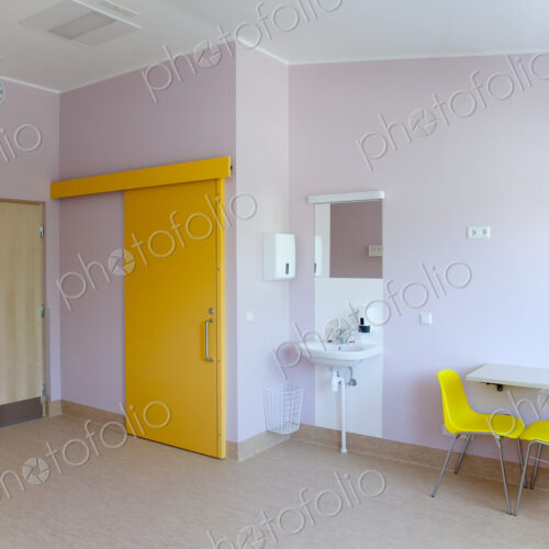 Washing Station in a Hospital Room