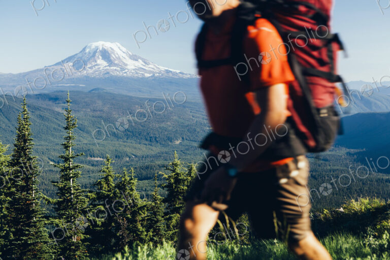 Washington, Gifford Pinchot NF, Goat Rocks Wlderness, Cascade Range, Mt. Adams