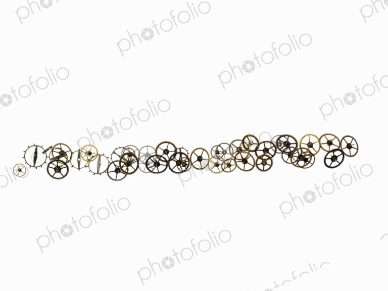 Watch gears, small precision made cog wheels with spokes and fine teeth or notches…