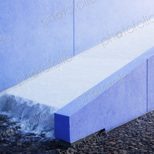 Water Running Down Ramp into Pool Water Running Down Ramp into Pool
