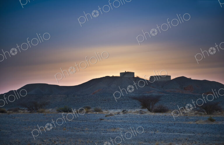 Water Tanks in the Negev Desert