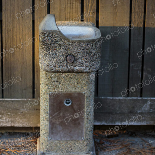Water fountain in a public park Water fountain in a public park
