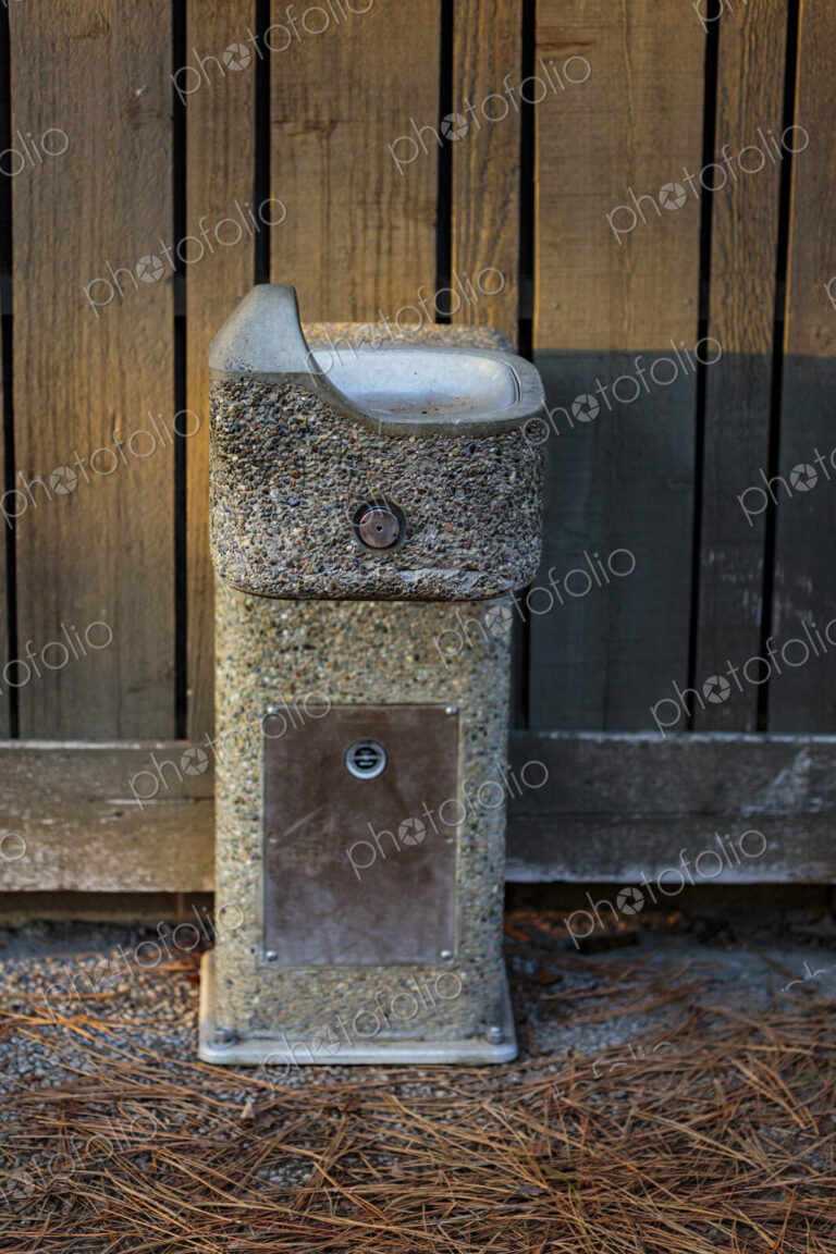 Water fountain in a public park