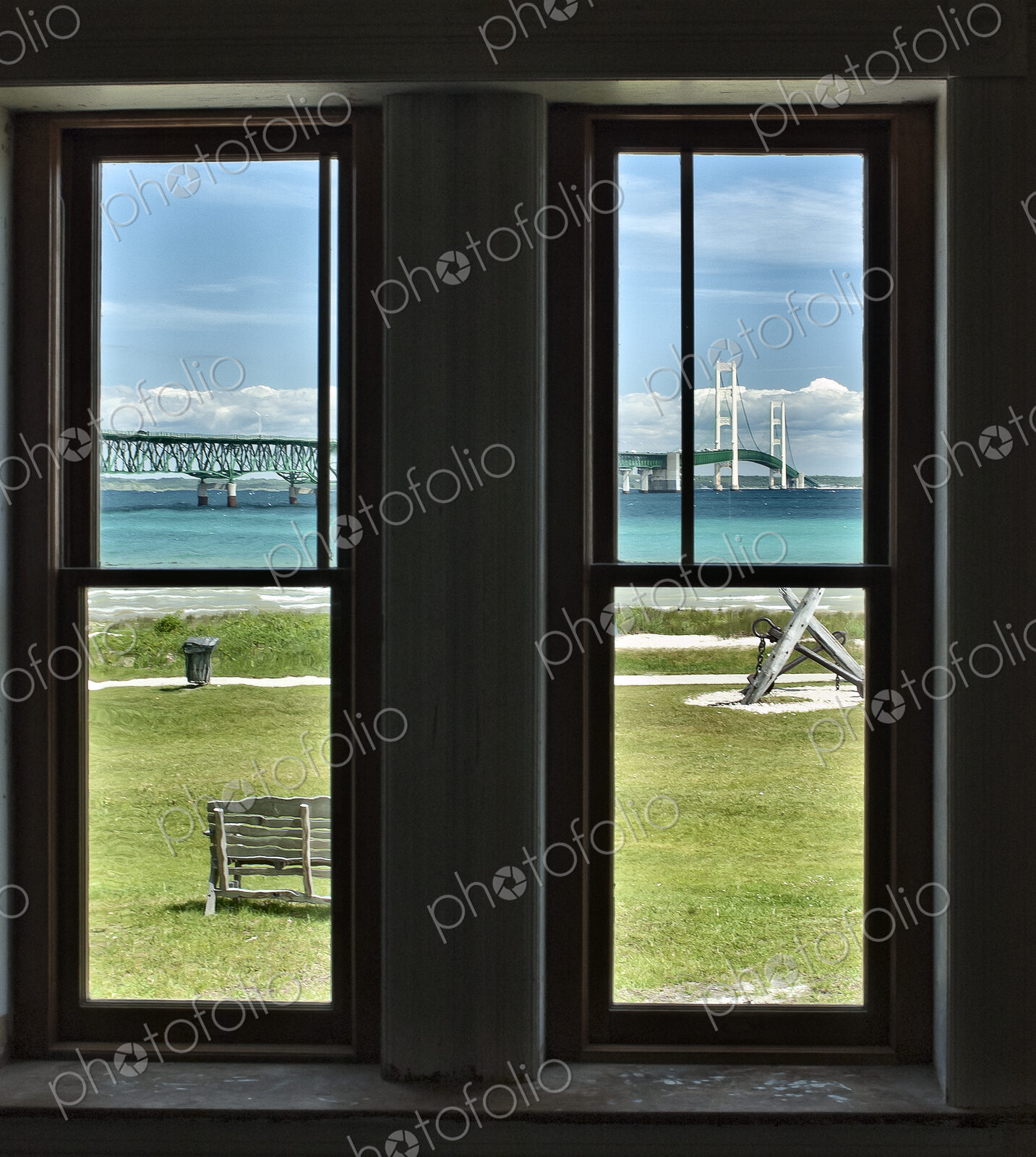 Waterfront View from a Window