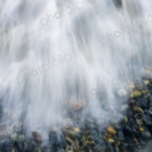 Wave flowing over beach gravel, Salt Creek Recreational Area, Port Angeles Wave flowing over beach gravel, Salt Creek Recreational Area, Port Angeles