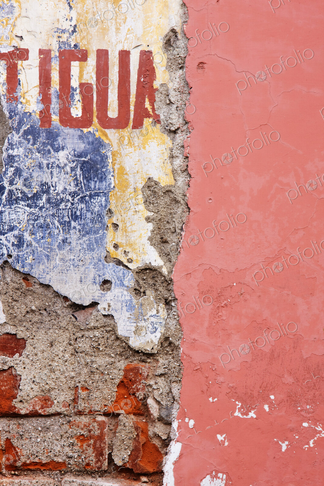 Weathered and Cracked Wall