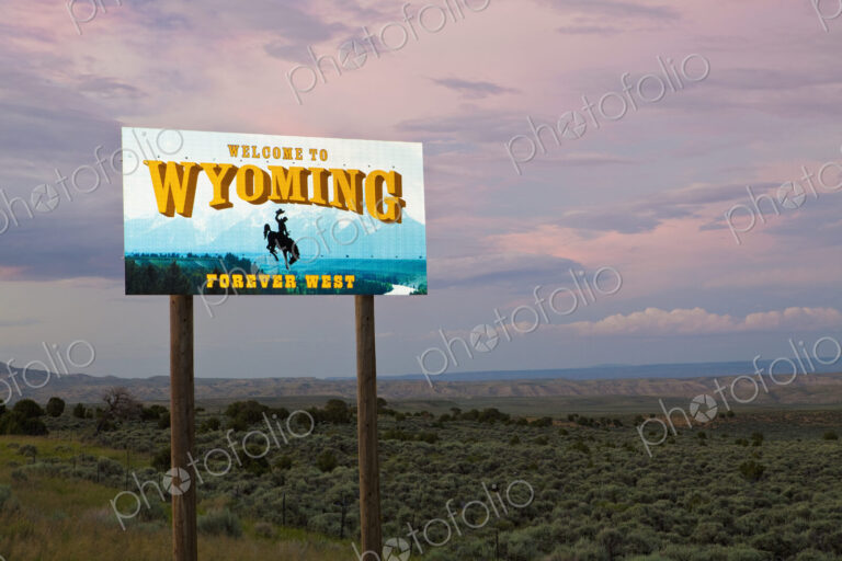 Welcome to Wyoming Sign