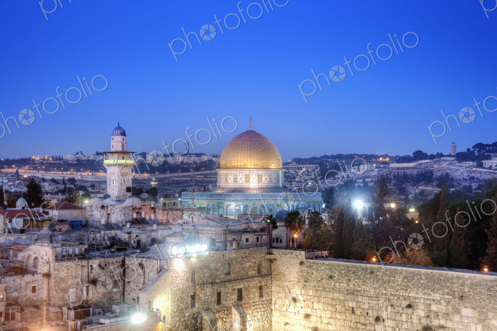 Western Wall and Dome of the Rock