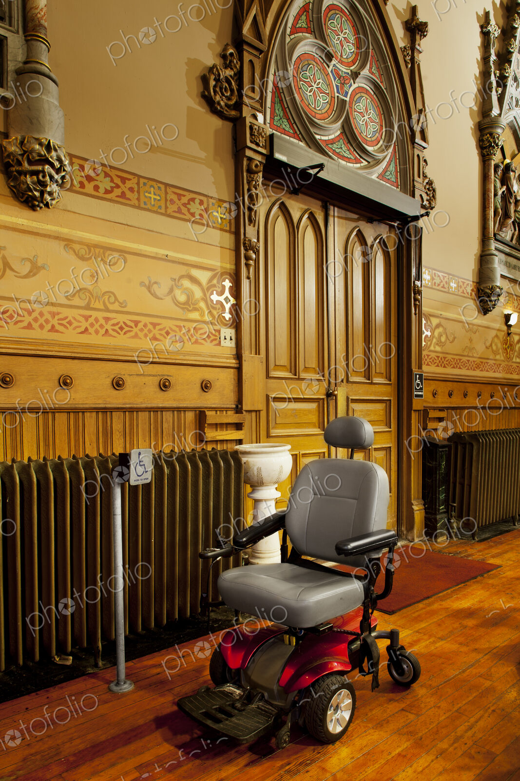 Wheelchair in Church