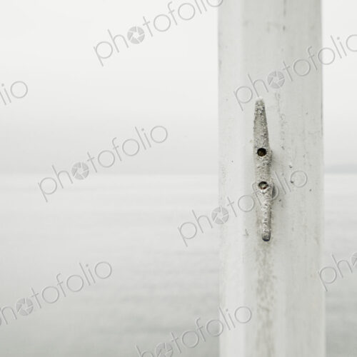 White Cleat on a Flagpole