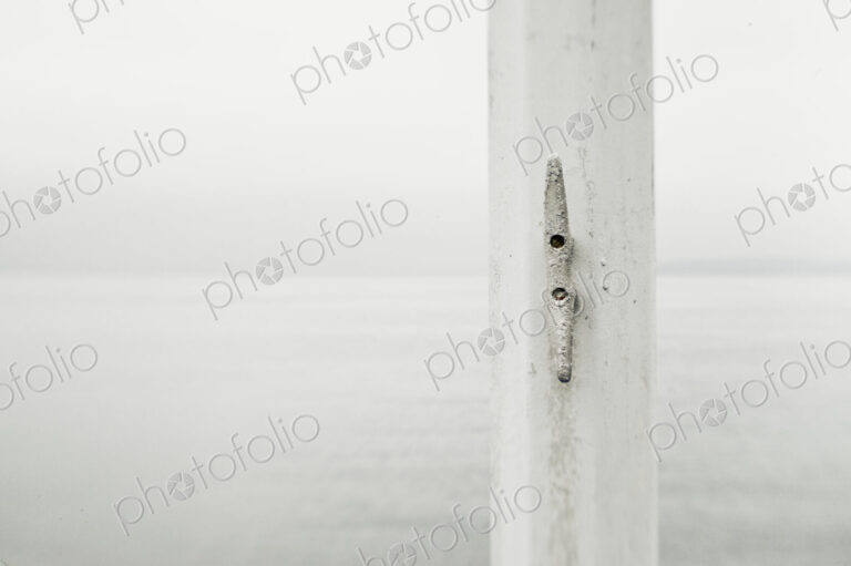White Cleat on a Flagpole