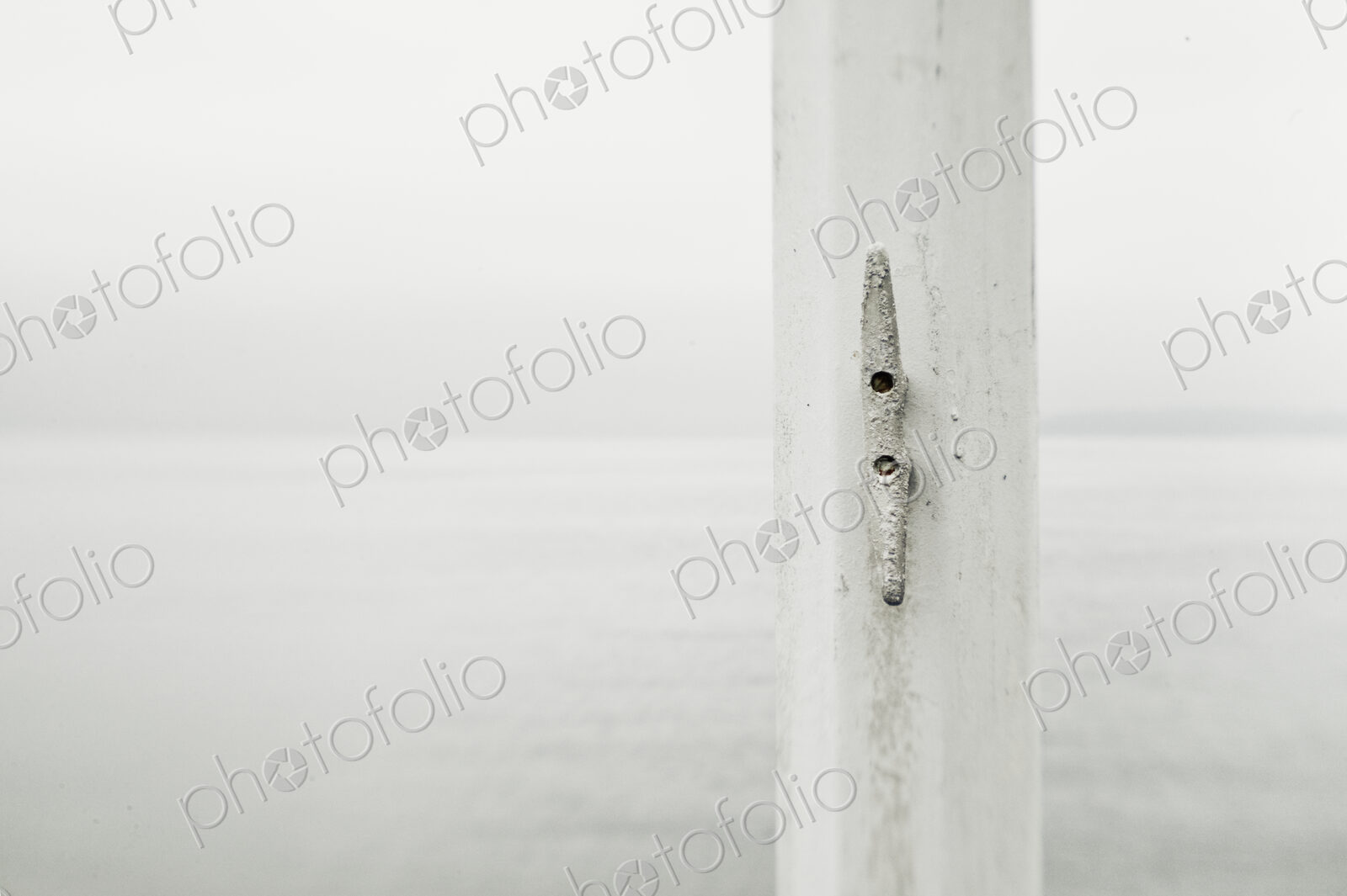 White Cleat on a Flagpole