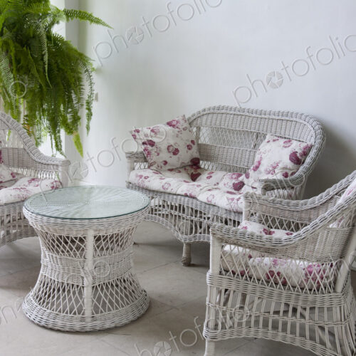 White Wicker Furniture