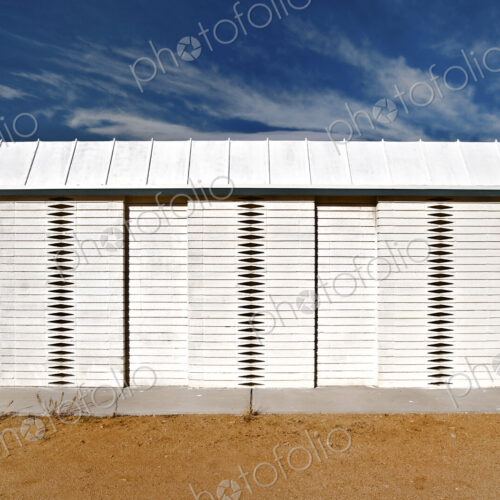 White Wooden Fence and Roof