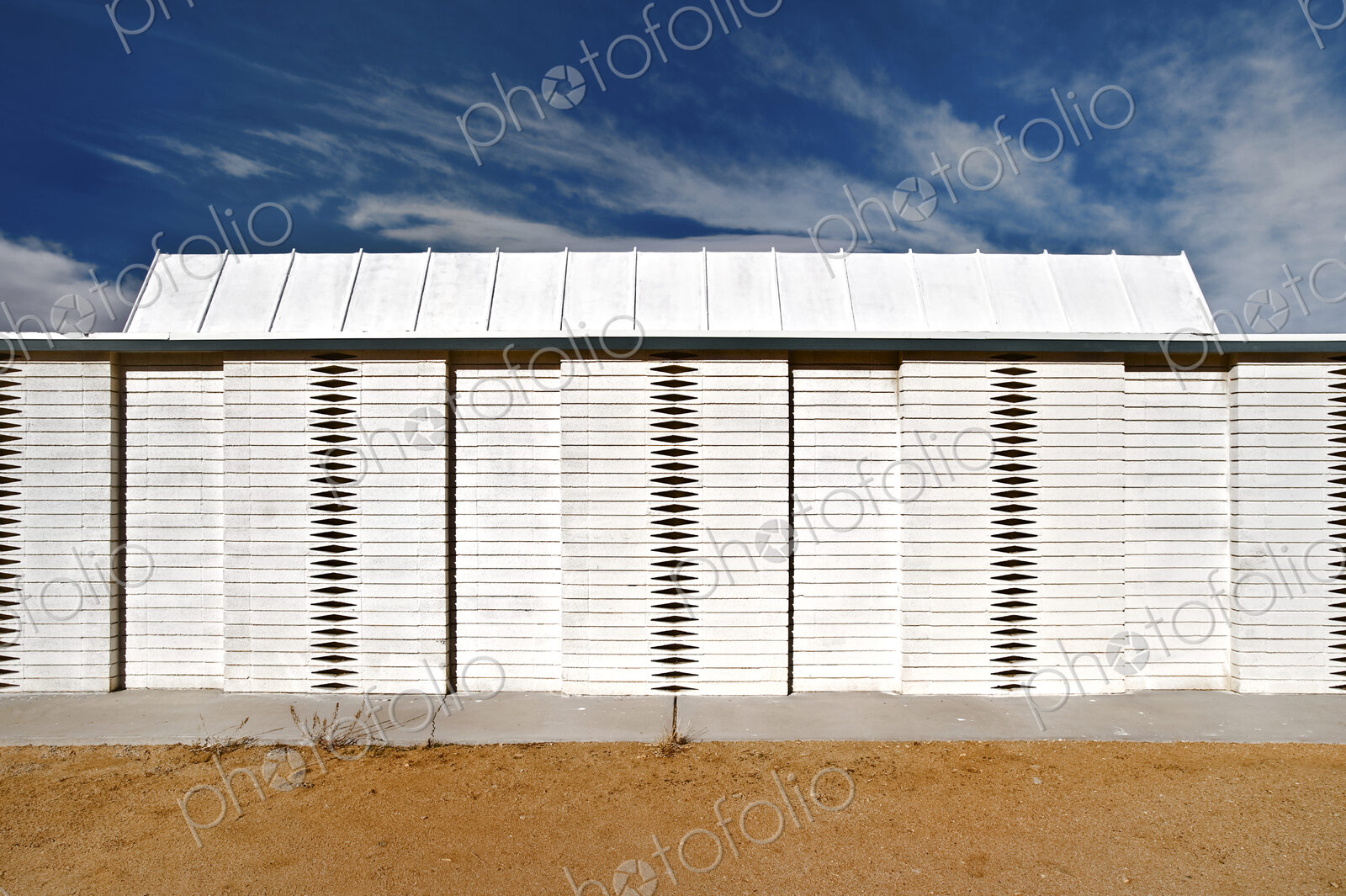 White Wooden Fence and Roof